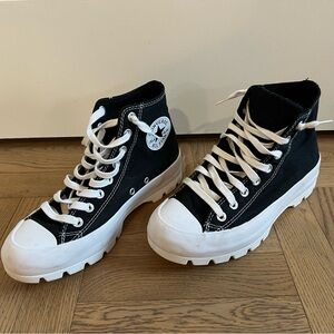 Converse Chuck Taylor All Star Platform Sneakers - Black & White